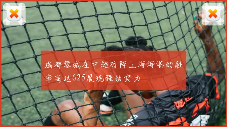 成都蓉城在中超对阵上海海港的胜率高达625展现强劲实力